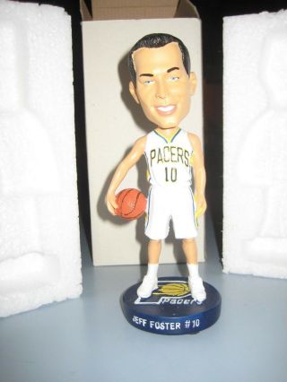 Indiana Pacers Bobblehead Jeff Foster 10 Rare Vtg Southwest Texas State