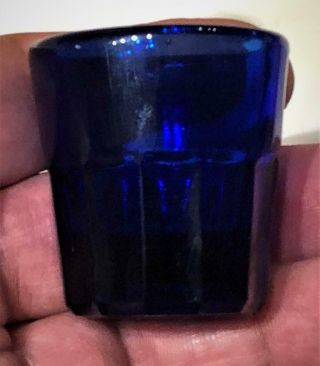 Antique Deep Cobalt Blue Glass Child 