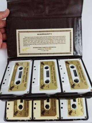 King James Version Testament 12 Cassette Tapes by ALEXANDER SCOURBY.  RARE. 2