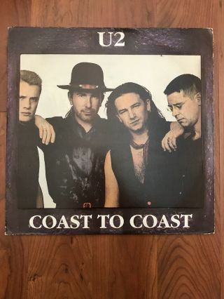 U2 - Coast To Coast (1987/88) Rare Live Double Lp Color Vinyl