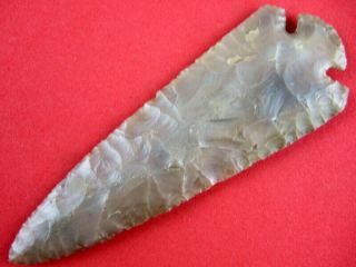 Rare Fine Authentic Thin Made 3 1/2 Inch Ross Hopewell Point Indian Arrowheads