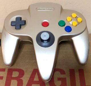 Official Nintendo 64 N64 Gold Controller Authentic Oem Rare Tight Stick