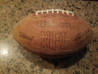 Vintage Wilson Commissioner Pete Rozelle Nfl Football