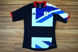 Size S Adidas Team Gb Great Britain Jersey Shirt London 2012 Olympics Small Rare