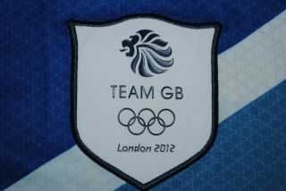 SIZE S ADIDAS TEAM GB GREAT BRITAIN JERSEY SHIRT LONDON 2012 OLYMPICS SMALL RARE 2