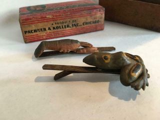 Vintage Pachner & Koller Fishing Lures with Box and Papers 3