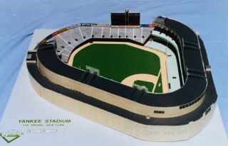 Rare Limited Edition Yankee Stadium Scale Model Ballpark Kit - Bauer Diamonds