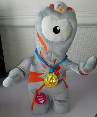 London 2012 Olympics Wenlock Mascot Singing Dancing Rare Memorabilia Souvenir