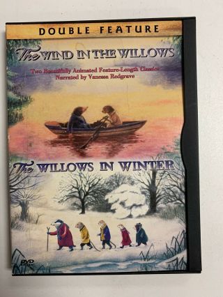 The Wind In The Willows/winter Double Feature Rare Animated 1999 Redgrave Dvd
