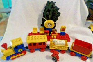 Vintage Lego Duplo Preschool Train Station Set 2701 Express Complete