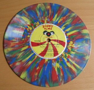 The Story Of Sleeping Beauty 7 " Splatter Vinyl Rare Happy Time