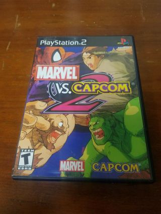Marvel Vs Capcom 2 Ps2 Cib Complete Authentic Rare Vintage