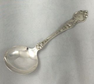 Violet By Wallace Sterling Bouillon Soup Spoon - Mono S