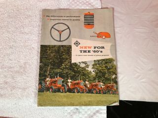 Rare 1960 Allis Chalmers Tractor Dealer Advertising Brochure