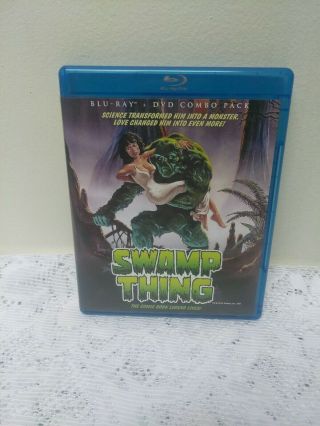 Swamp Thing Blu - Ray Dvd Scream Factory Horror Wes Craven Rare