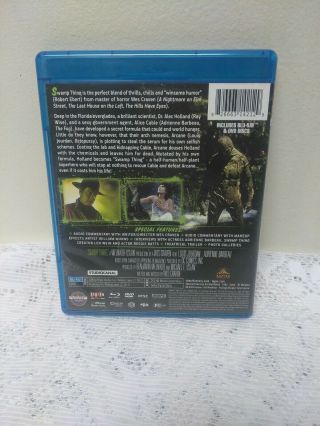 Swamp Thing Blu - ray DVD Scream Factory Horror Wes Craven RARE 2