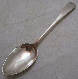 Antique Georgian Sterling Silver Hester Bateman Dessert Spoon,  1783,  28g