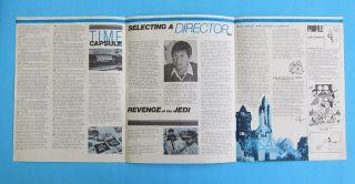 Star Wars Fan Club Newsletter May 1982 Revenge Of The Jedi Content Rare