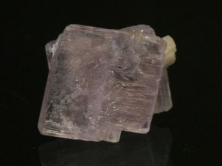 Anhydrite From Switzerland Rare Lilac Crystal 1.  8 Cm