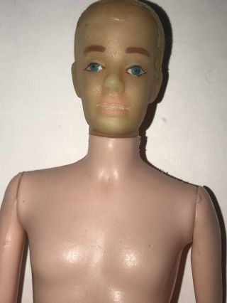 Rare Vintage 1960s Evergreen Mr.  Teenager Ken Clone Doll Nude For Ooak