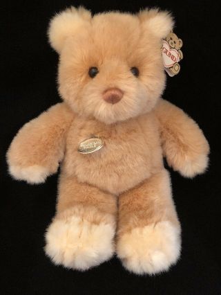 Vintage Gund Goldibear Plush Stuffed Teddy Bear Toy