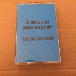Dj Triple C Brucie B & S&s Sns Live At Club 2000 Rare Nyc Cassette Mixtape Tape