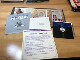 Rare Lords Of Conquest [commodore 64 Complete Electronic Arts Ships Fast 
