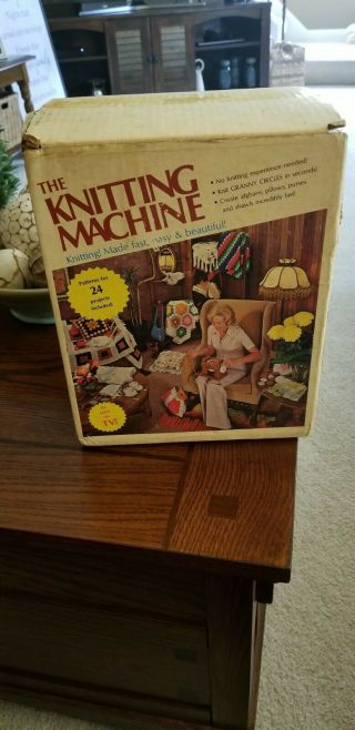 Rare Vintage 1974 The Knitting Machine By Mattel W Project Book