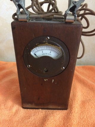 Antique Cr Tel Ohm Electric Specialty Mfg Co Cedar Rapids Iowa Volt Meter