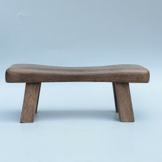 China Collectable Woodenware Handwork Make Delicate Intereting Mini Small Bench