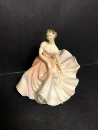 Rare 1950s Royal Doulton Bone China Porcelain Figurine The Polka Hn 2156 England