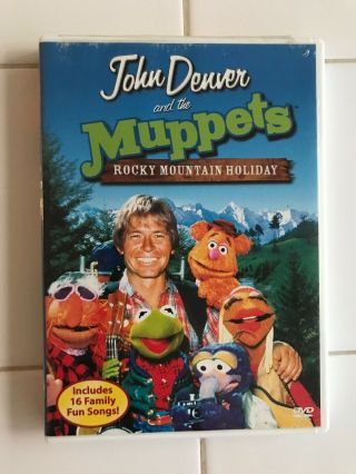 Rare John Denver And The Muppets - A Rocky Mountain Holiday (dvd,  2003) 16 Songs