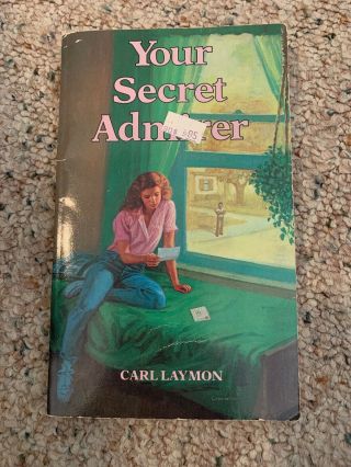 Your Secret Admirer Carl Laymon Rare Richard Laymon Paperback Scholastic 1980