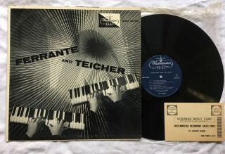 Ferrante And Teicher Westminster Self Titled Lp Vinyl Rare Og 1955 Xwn 18785 Vg,