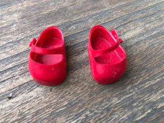 Nancy Ann Muffie Doll Red Shoes 1950’s