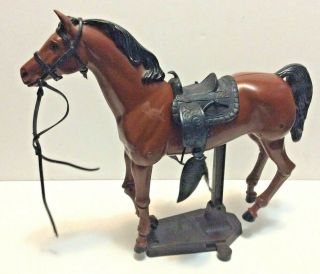 Vintage 1970s Mattel 12 " Barbie Horse Dancer With Moving Stand