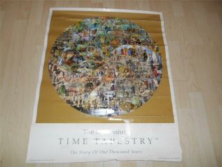 1999 The Millenium Time Tapestry Wall Poster Story Of One Thousand Years