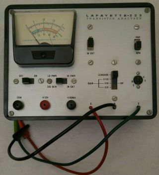 Vintage Lafayette 223 Transistor Analyzer - Rare