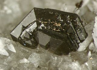 Rare Black Gmelinite - Na Micro Crystals - Mont - Saint Hilaire – Poudrette Quarry,