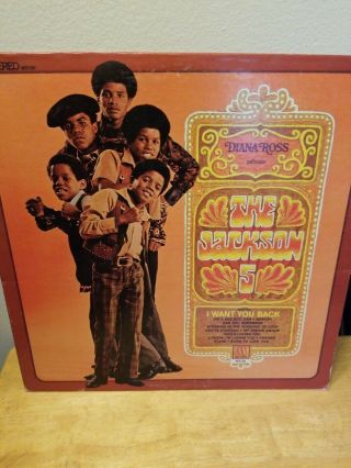 Diana Ross Presents The Jackson 5 Michael Rare Orig Lp Motown 11142 Stml