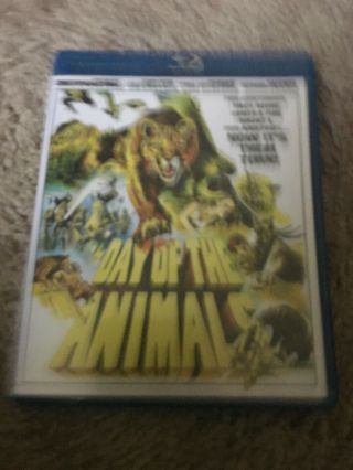 Day Of The Animals (bluray,  2013) ; Leslie Nielsen,  Cult Rare Oop