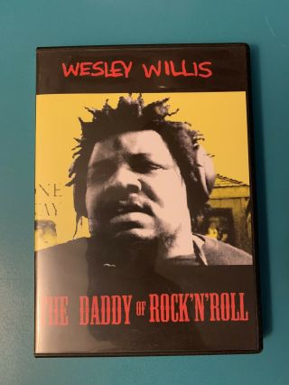 Wesley Willis - Daddy Of Rock N Roll (dvd,  2003) Rare Mcdonald’s