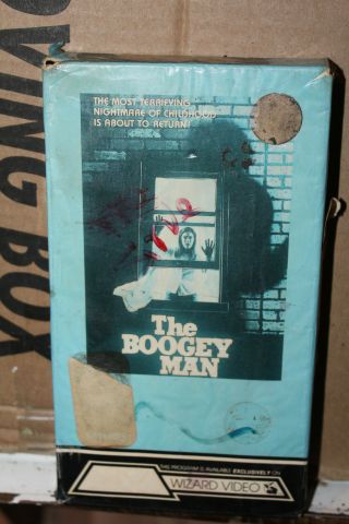 Vintage Vhs Tape 1981 The Boogey Man Horror Rare Suzanna Love Bill Rayburn Oop