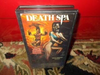 Death Spa - Vhs 1989 Rare Gym Horror Cut Box Brenda Bakke Workout Oop Rare