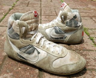 Rare Nike Greco Supreme Wrestling Shoes Size 4.  5 Vintage