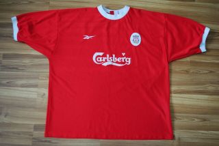 Size 50/52 Liverpool 1998/2000 Home Football Shirt Jersey Vintage Red Xxl Rare