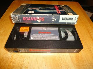 Scanners (VHS,  1982) David Cronenberg Horror 20th Century Fox Drawer Big Box Rare 2