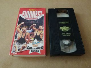Wwf Funniest Moments Vhs Ws909 Coliseum Video Rare Wrestling Wwe Wcw