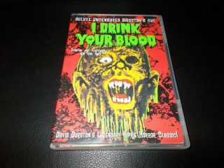 I Drink Your Blood Dvd : Horror,  Cult Classic,  Rare,  Oop,  Director 