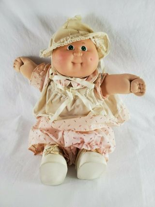 Vintage 1982 Cabbage Patch Kids Blonde Hair Doll In Outfit - Xavier Roberts